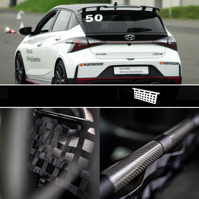 Clubsport Set - Strebe mit Netz für Hyundai i20N